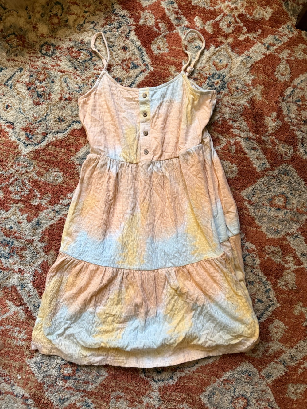 Roxy Tie Dye Strap Tank Dress